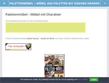 Tablet Screenshot of palettenmoebel.net