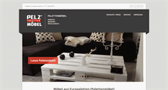 Desktop Screenshot of palettenmoebel.de